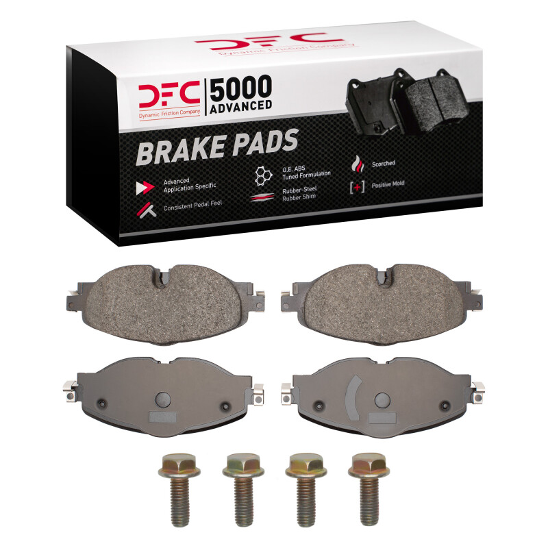 DFC 15-25 Audi TT Quattro Front 5000 Advanced Ceramic Brake Pads and Hardware Kit