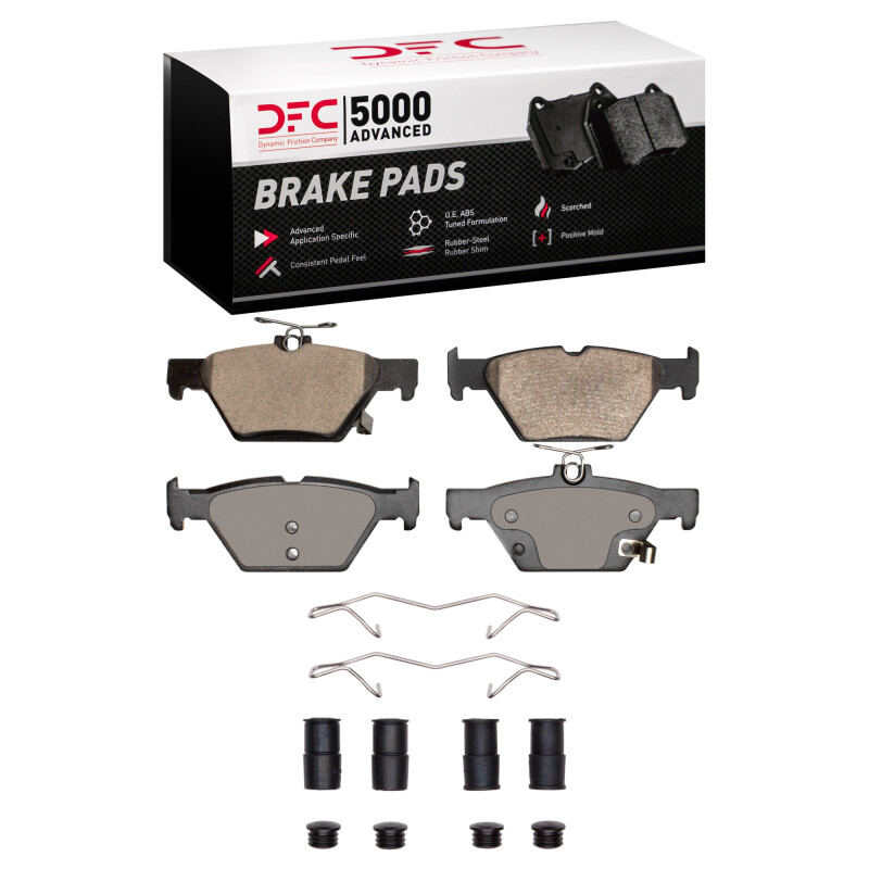 DFC 15-25 Subaru Ascent Rear 5000 Advanced Ceramic Brake Pads and Hardware Kit