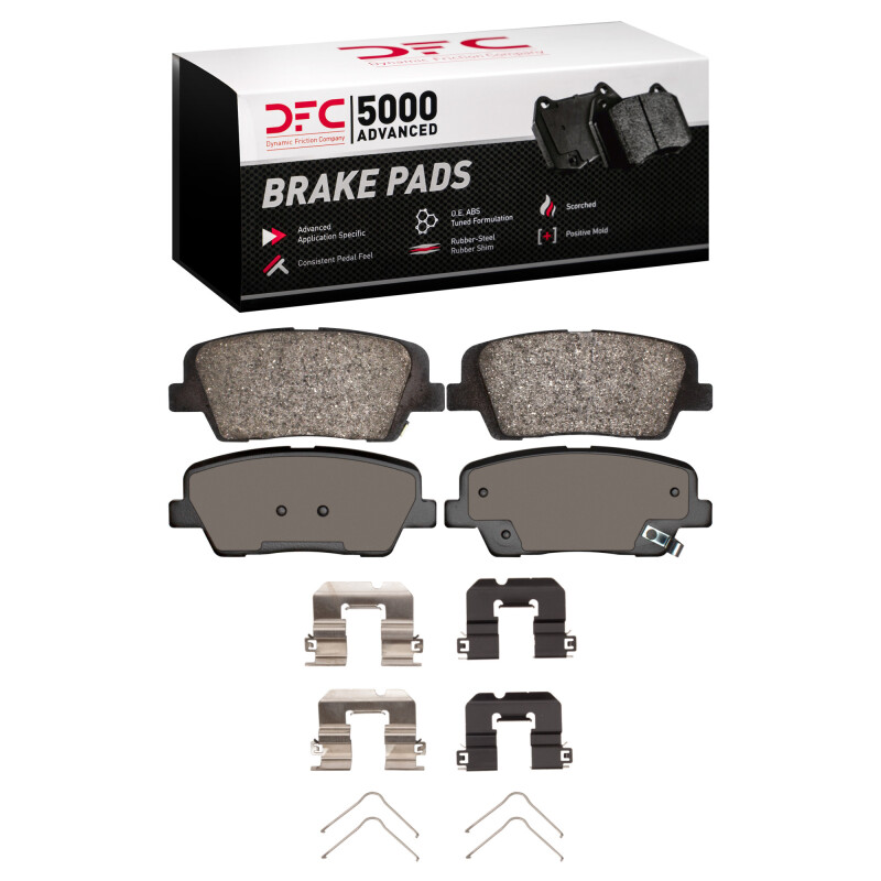 DFC 07-22 Genesis G70 Rear 5000 Advanced Ceramic Brake Pads and Hardware Kit