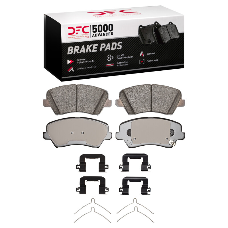 DFC 16-21 Hyundai Veloster Front 5000 Advanced Ceramic Brake Pads and Hardware Kit