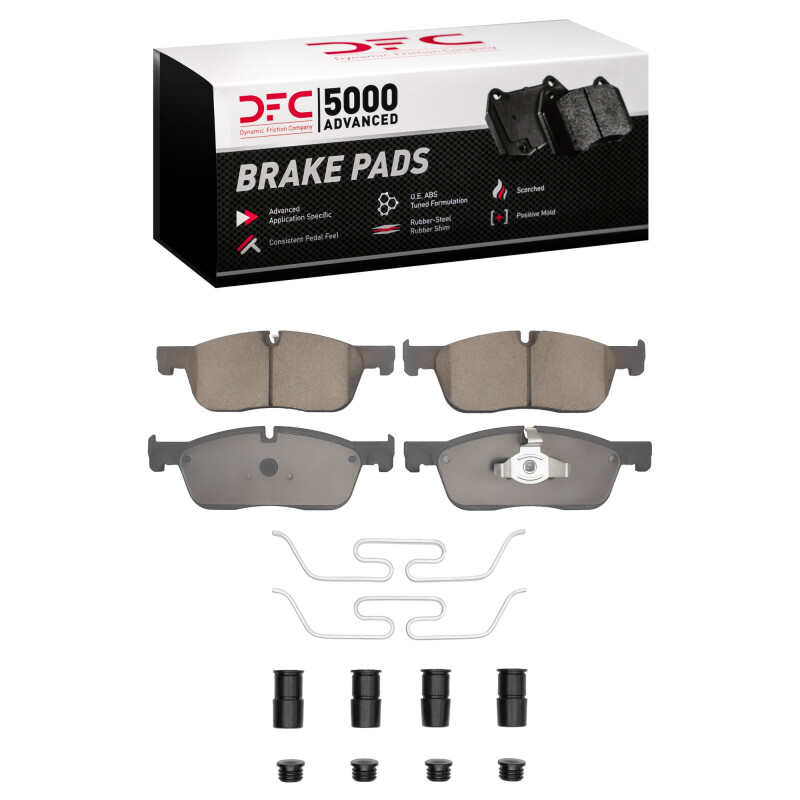 DFC 17-20 Jaguar XE Front 5000 Advanced Ceramic Brake Pads and Hardware Kit