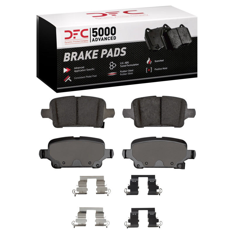 DFC 16-23 Buick LaCrosse Rear 5000 Advanced Ceramic Brake Pads and Hardware Kit