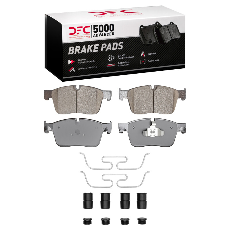 DFC 16-25 Jaguar F-Pace Front 5000 Advanced Ceramic Brake Pads and Hardware Kit