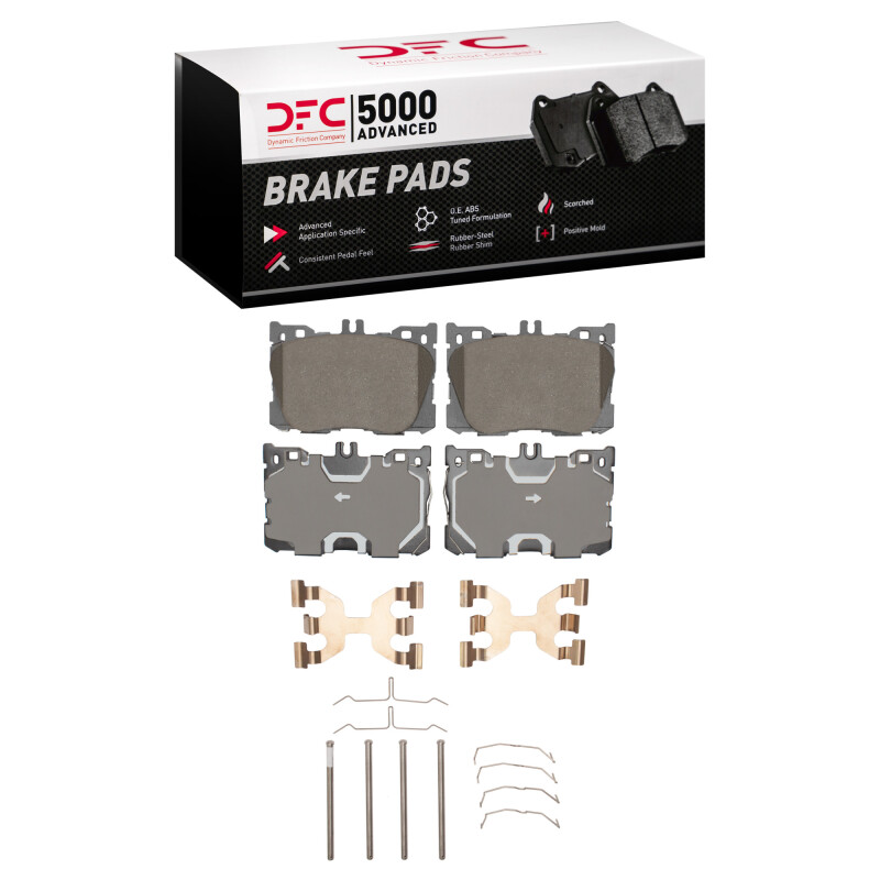 DFC 16-23 Mercedes-Benz GLC300 Front 5000 Advanced Ceramic Brake Pads and Hardware Kit
