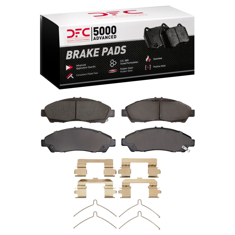 DFC 17-20 Buick Enclave Front 5000 Advanced Ceramic Brake Pads and Hardware Kit