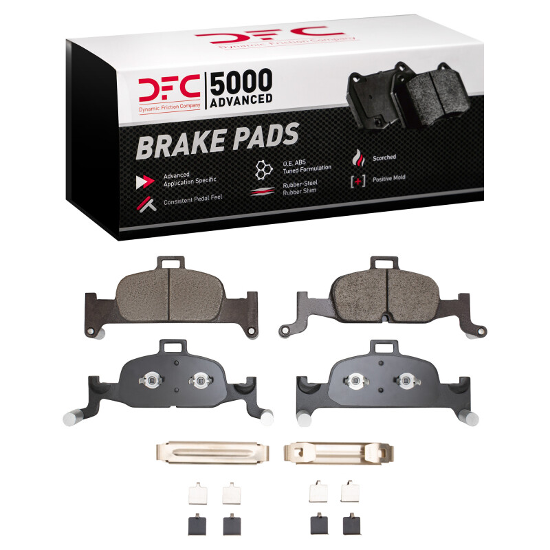 DFC 16-25 Audi A6 Quattro Front 5000 Advanced Ceramic Brake Pads and Hardware Kit