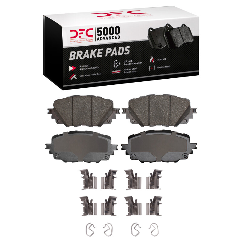 DFC 16-25 Mazda MX-5 Miata Front 5000 Advanced Ceramic Brake Pads and Hardware Kit