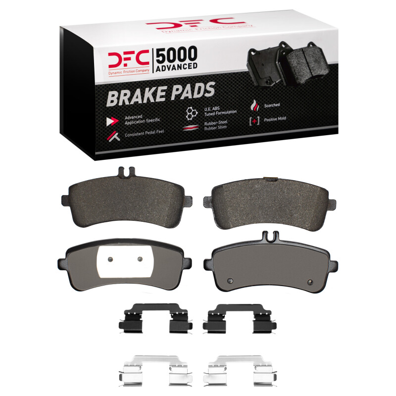 DFC 14-24 Mercedes-Benz S63 AMG Rear 5000 Advanced Low Metallic Brake Pads and Hardware Kit