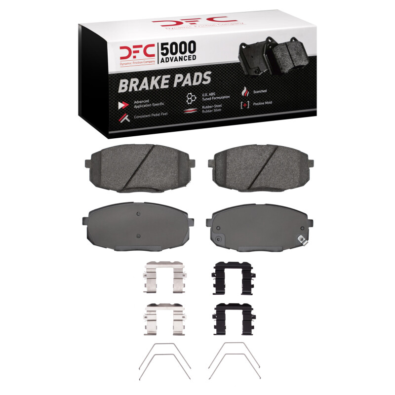 DFC 14-25 Hyundai Elantra GT Front 5000 Advanced Ceramic Brake Pads and Hardware Kit
