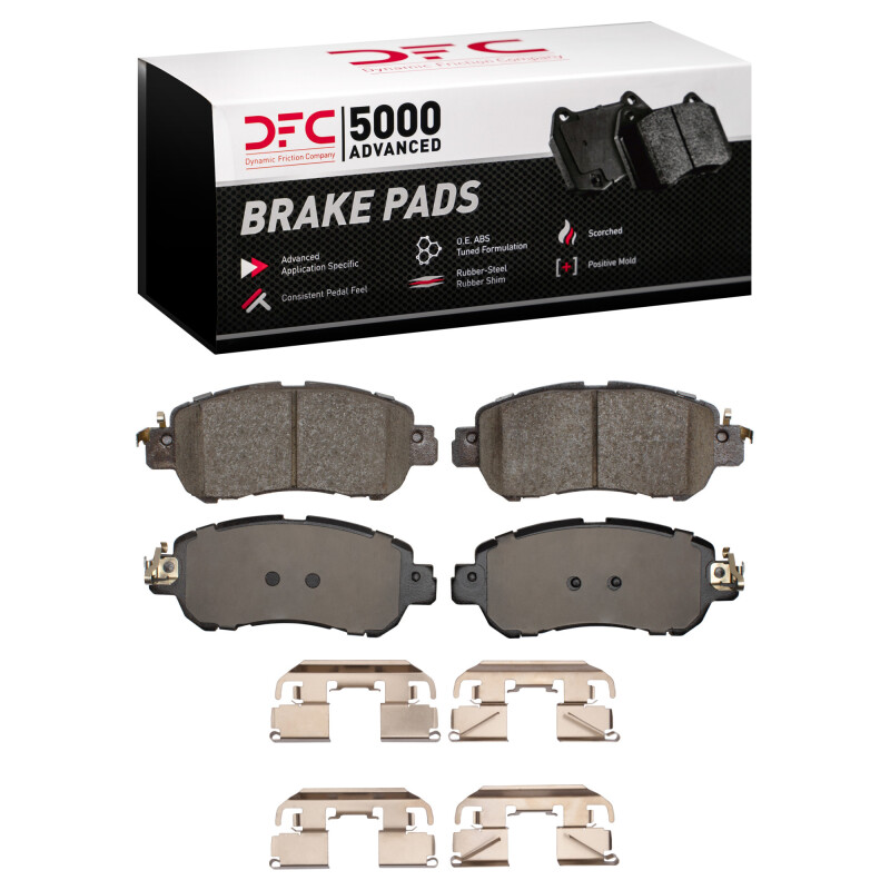 DFC 17-25 Nissan Kicks Front 5000 Advanced Ceramic Brake Pads and Hardware Kit