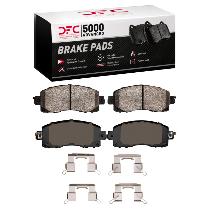 DFC 17-25 Subaru Forester Front 5000 Advanced Ceramic Brake Pads and Hardware Kit