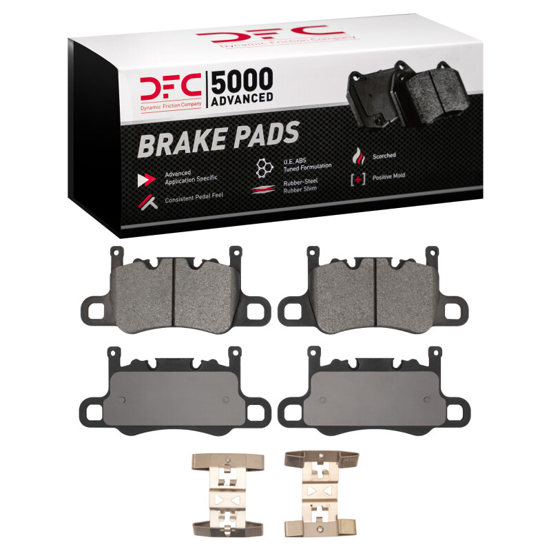 DFC 17-25 Audi RS e-TRON GT Rear 5000 Advanced Low Metallic Brake Pads and Hardware Kit