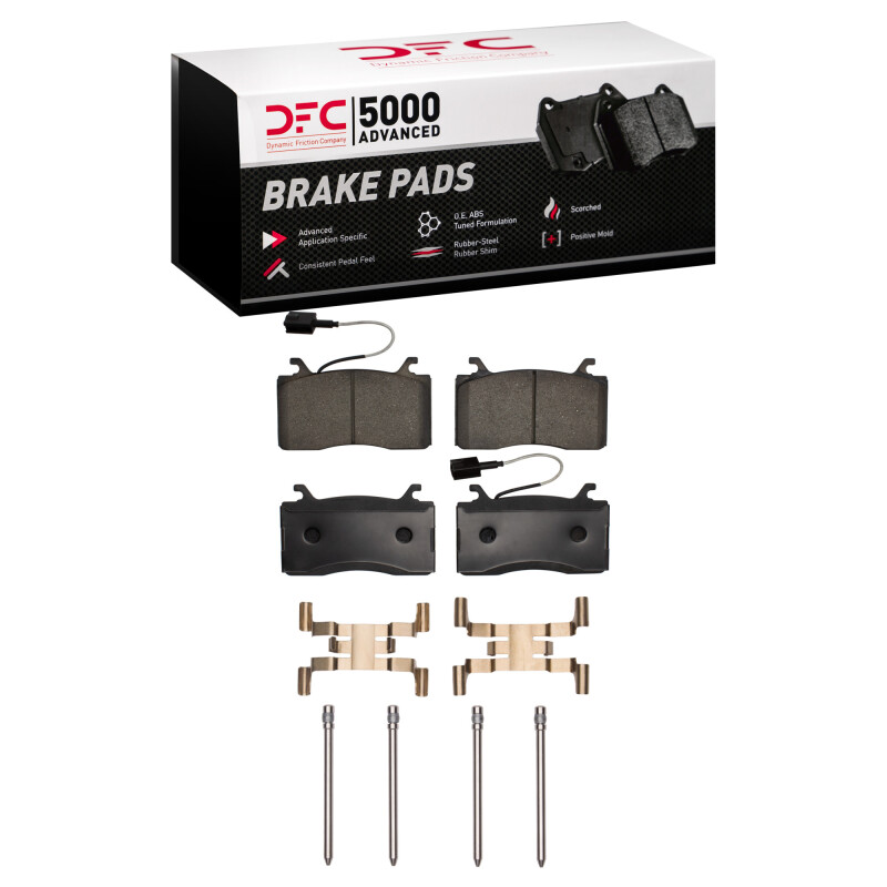 DFC 17-25 Alfa Romeo Giula Front 5000 Advanced Ceramic Brake Pads and Hardware Kit