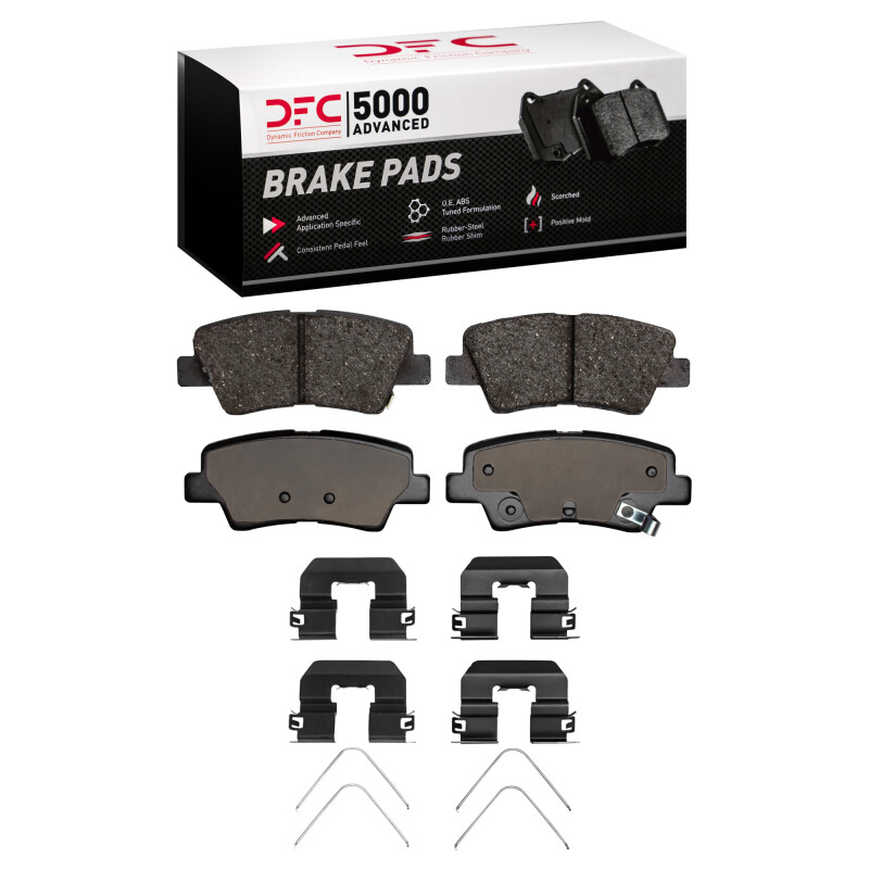 DFC 17-25 Hyundai Nexo Rear 5000 Advanced Ceramic Brake Pads and Hardware Kit