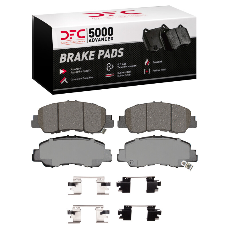 DFC 18-25 Mitsubishi Eclipse Cross Front 5000 Advanced Ceramic Brake Pads and Hardware Kit