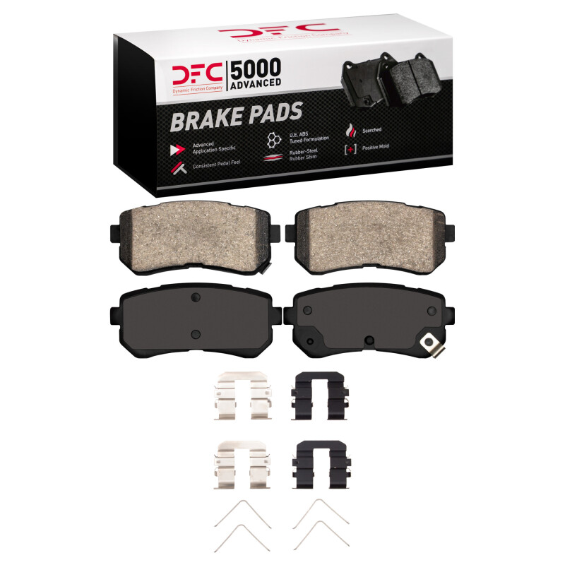 DFC 18-25 Hyundai Kona Rear 5000 Advanced Ceramic Brake Pads and Hardware Kit