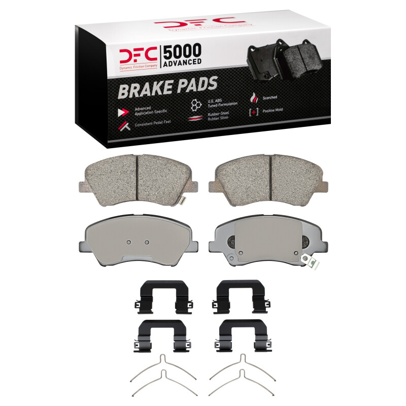 DFC 18-23 Hyundai Accent Front 5000 Advanced Ceramic Brake Pads and Hardware Kit
