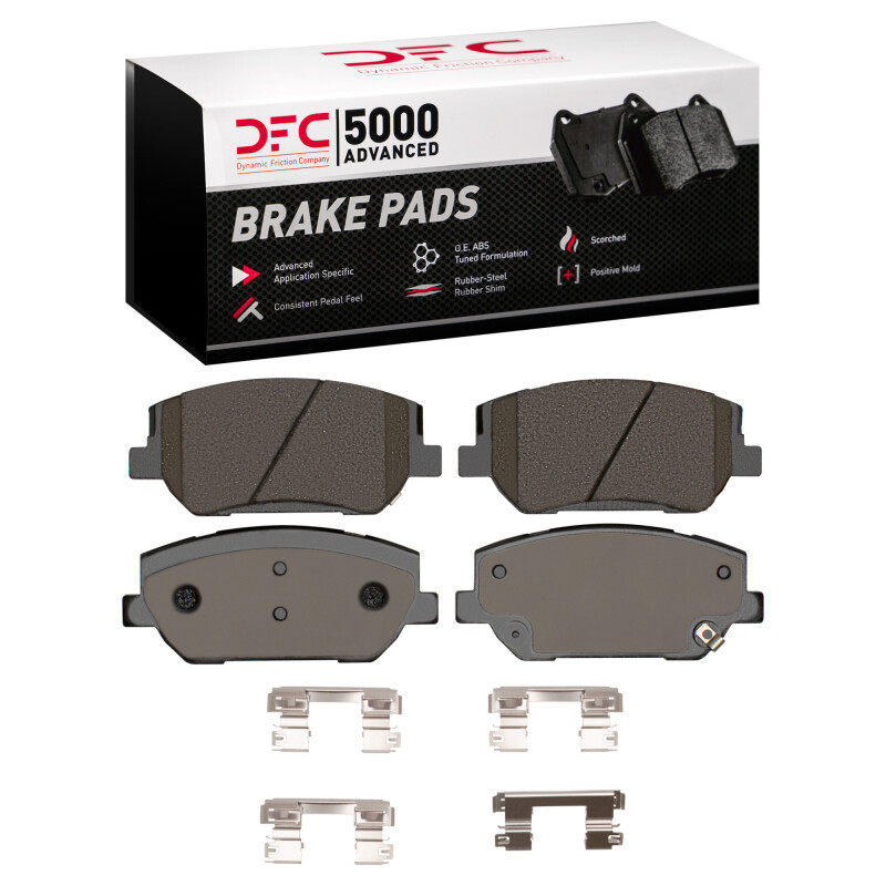 DFC 19-20 Hyundai Santa Fe Front 5000 Advanced Ceramic Brake Pads and Hardware Kit