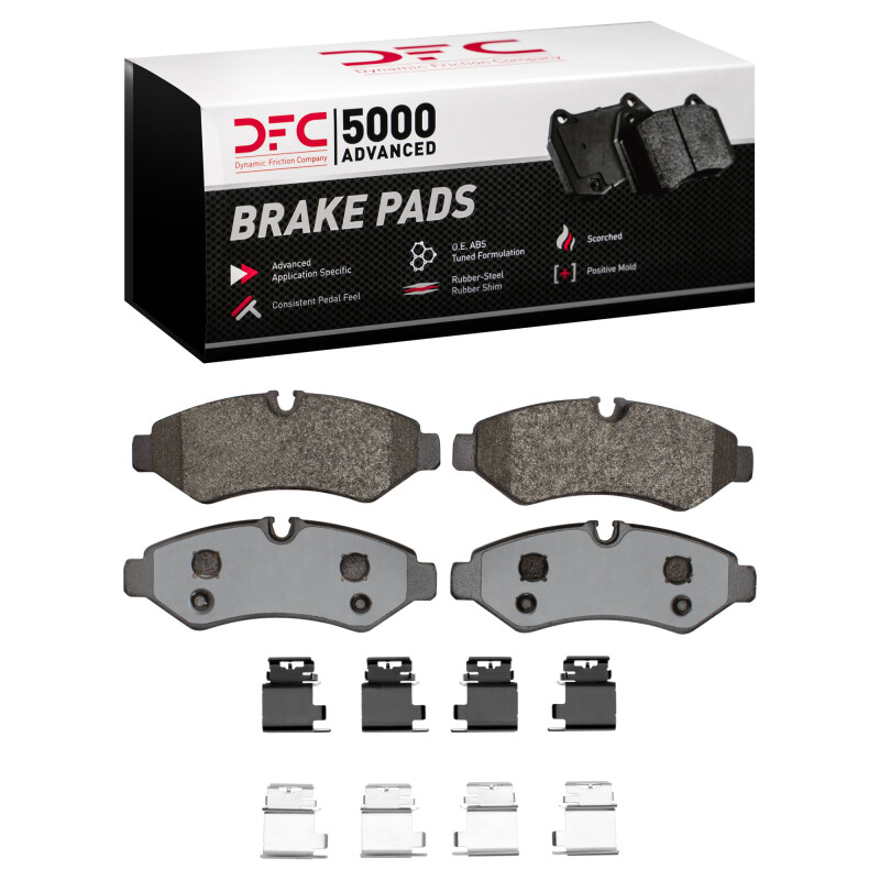 DFC 19-25 Mercedes-Benz Sprinter 2500 Rear 5000 Advanced Semi Metallic Brake Pads and Hardware Kit