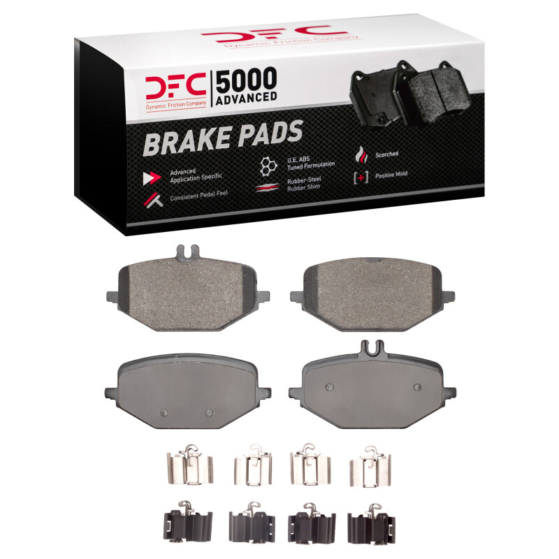 DFC 19-25 Mercedes-Benz G500 (Mexico) Rear 5000 Advanced Low Metallic Brake Pads and Hardware Kit