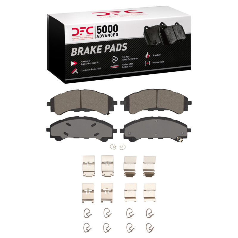 DFC 19-25 Ford Bronco Front 5000 Advanced Ceramic Brake Pads and Hardware Kit