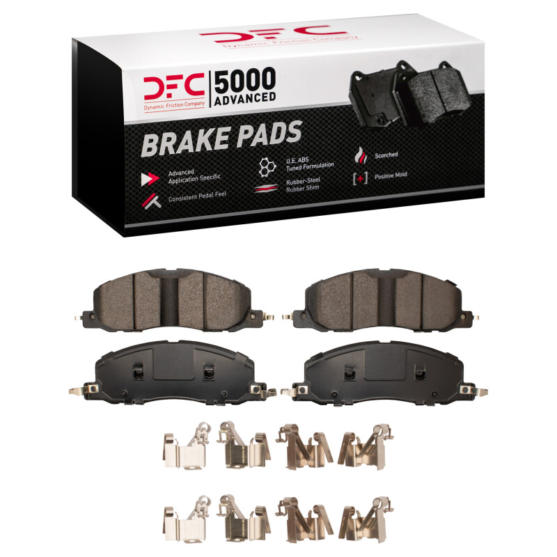 DFC 20-25 Ford Explorer Front 5000 Advanced Ceramic Brake Pads and Hardware Kit