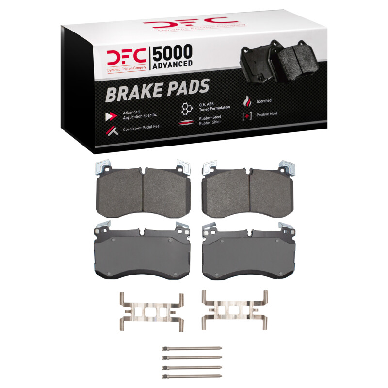 DFC 19-25 Mercedes-Benz GLE63 AMG S SUV Front 5000 Advanced Low Metallic Brake Pads and Hardware Kit