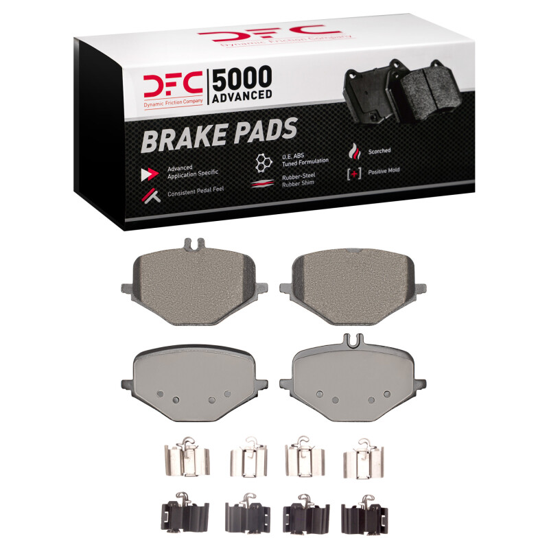 DFC 19-25 Mercedes-Benz GLE63 AMG S Rear 5000 Advanced Low Metallic Brake Pads and Hardware Kit