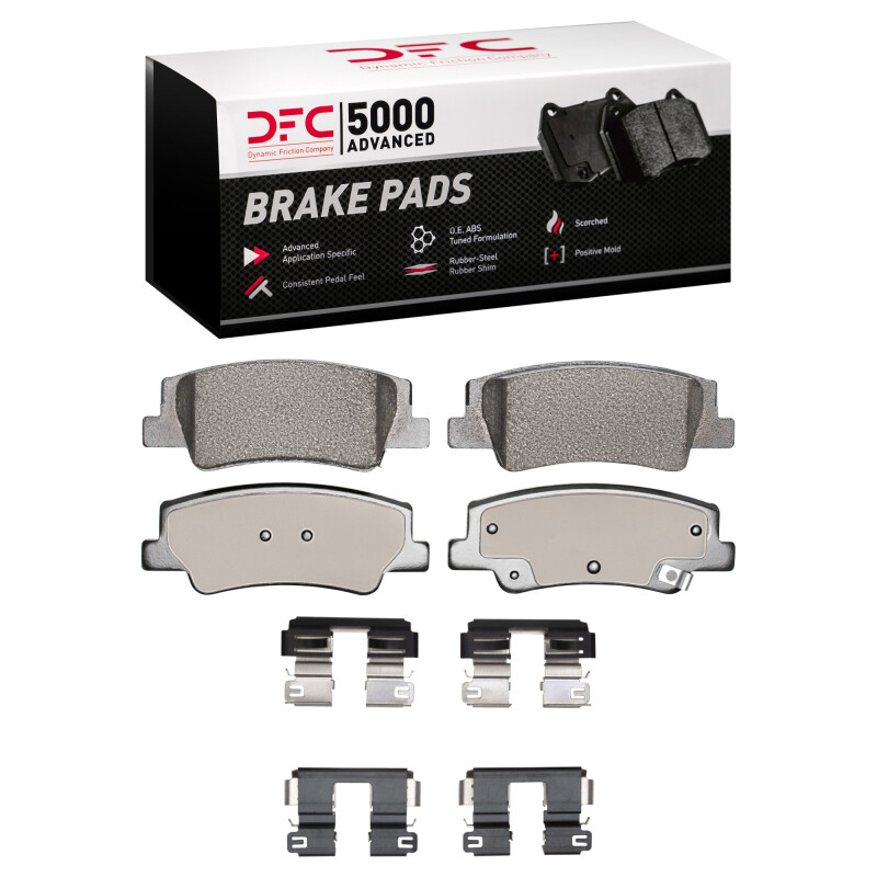 DFC 20-25 Hyundai Sonata Rear 5000 Advanced Ceramic Brake Pads and Hardware Kit