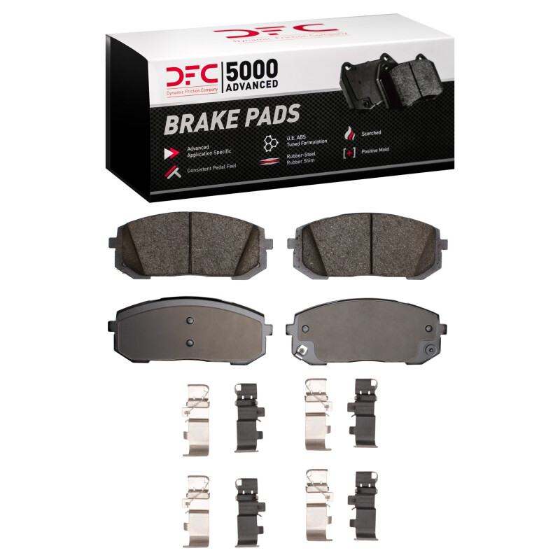DFC 20-25 Hyundai Sonata Front 5000 Advanced Ceramic Brake Pads and Hardware Kit