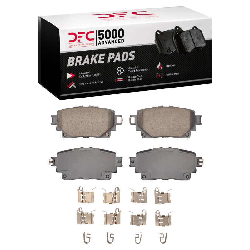 DFC 20-25 Lexus NX450h Rear 5000 Advanced Ceramic Brake Pads and Hardware Kit