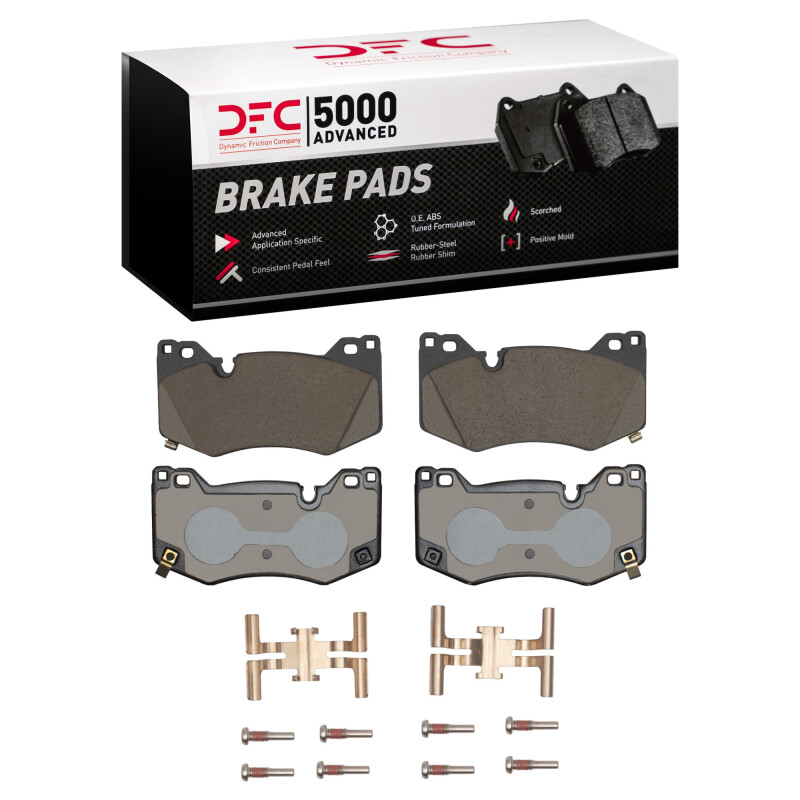 DFC 20-25 Cadillac CT5 Front 5000 Advanced Ceramic Brake Pads and Hardware Kit
