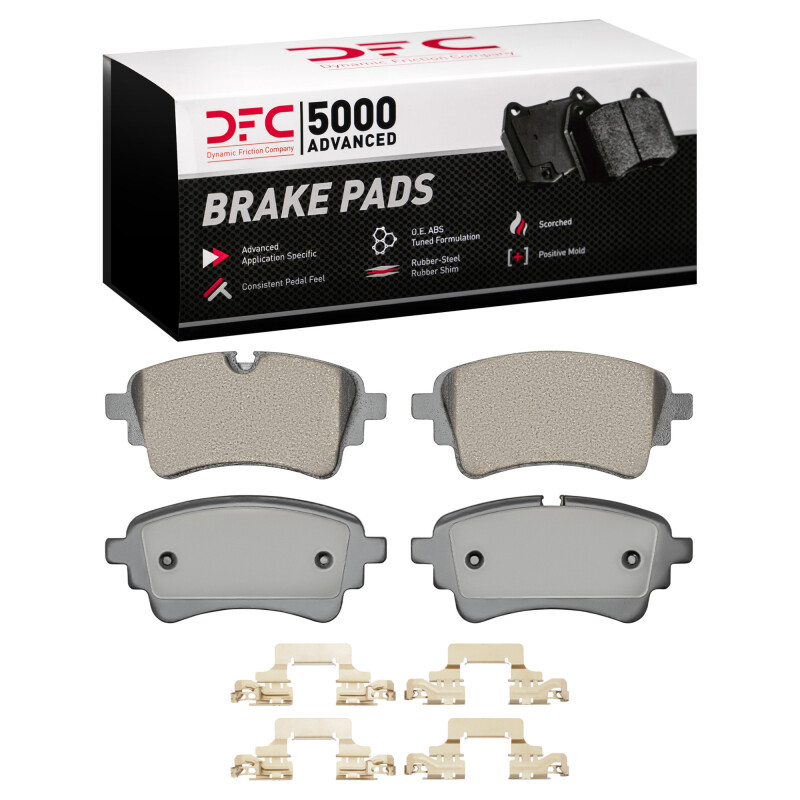 DFC 20-25 Audi A7 Sportback Rear 5000 Advanced Ceramic Brake Pads and Hardware Kit