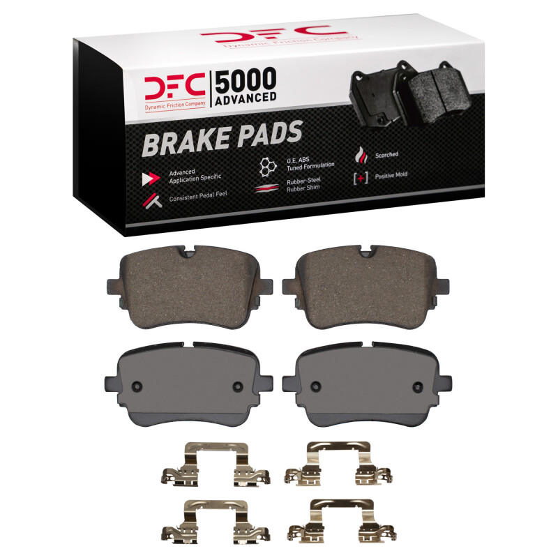 DFC 20-25 Audi A8 Rear 5000 Advanced Ceramic Brake Pads and Hardware Kit