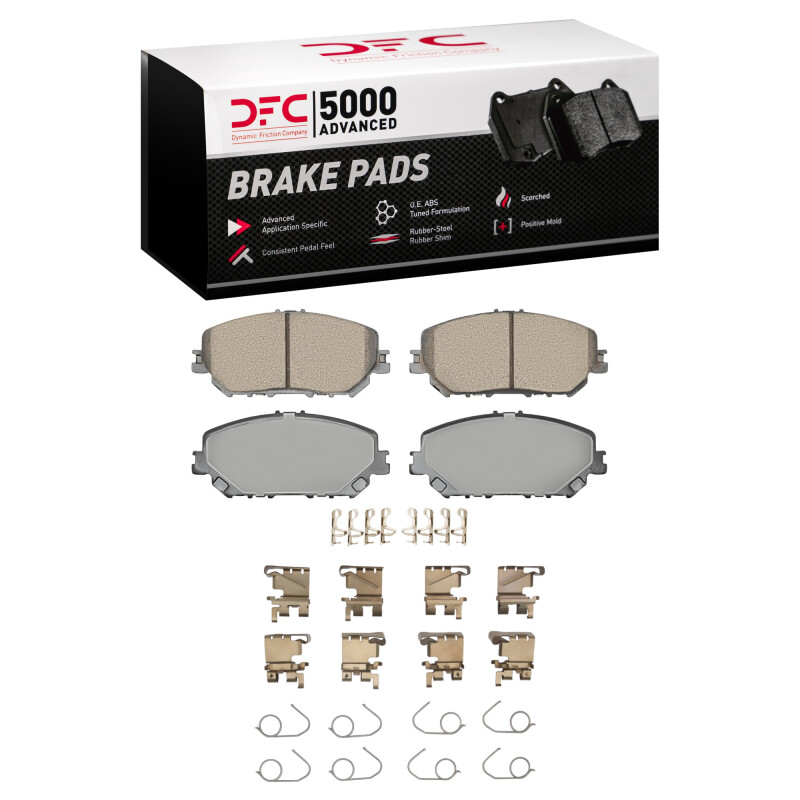 DFC 21-25 Nissan Rogue Front 5000 Advanced Ceramic Brake Pads and Hardware Kit