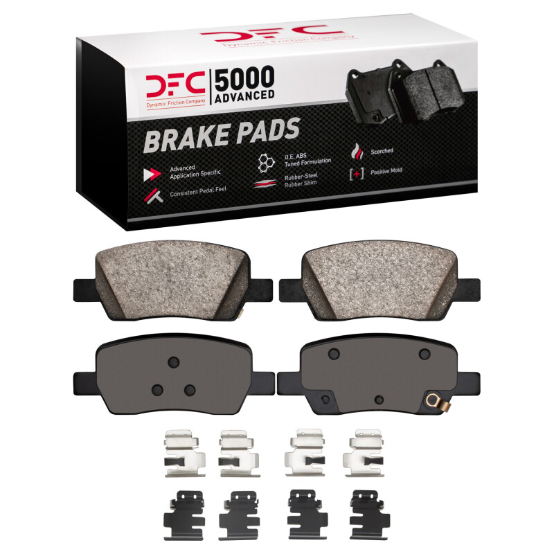 DFC 21-26 Hyundai Palisade Rear 5000 Advanced Ceramic Brake Pads and Hardware Kit
