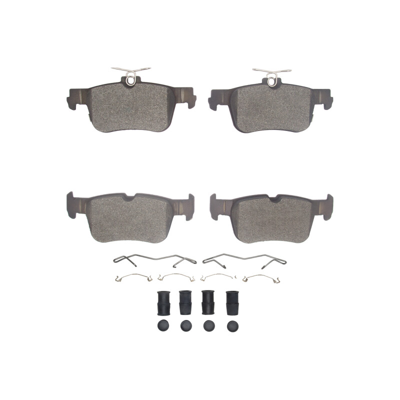 DFC 21-25 Ford Mustang Mach-E Rear 5000 Advanced Low Metallic Brake Pads and Hardware Kit