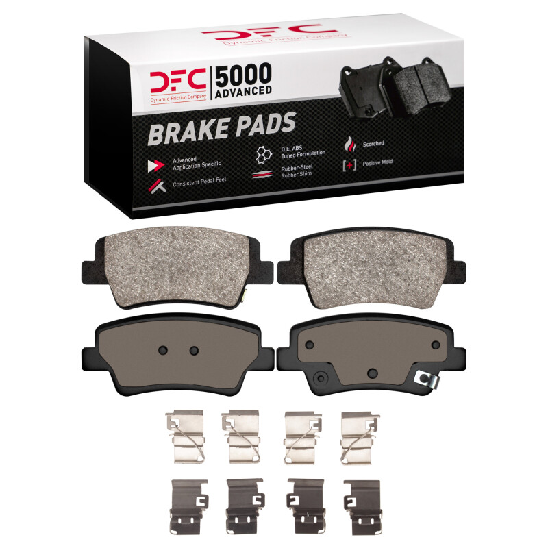 DFC 21-25 Hyundai Elantra Rear 5000 Advanced Ceramic Brake Pads and Hardware Kit