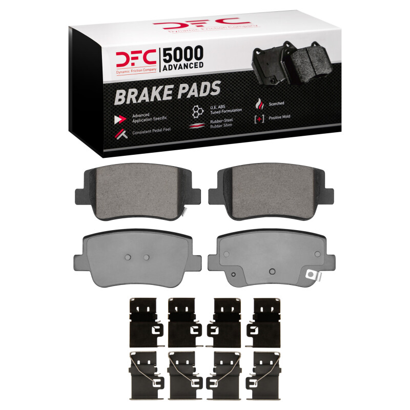 DFC 21-25 Hyundai Sonata Rear 5000 Advanced Ceramic Brake Pads and Hardware Kit