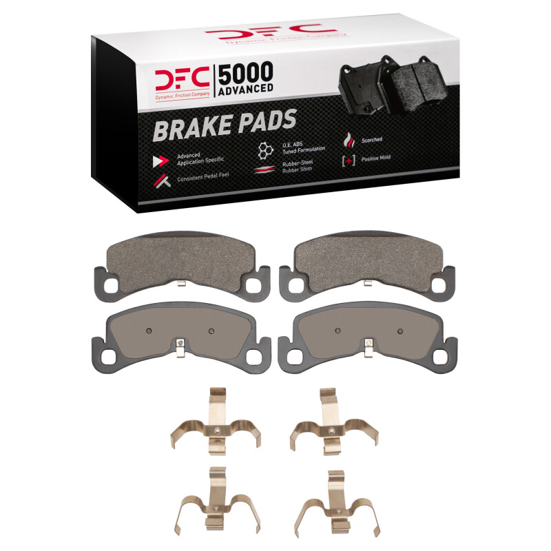 DFC 21-25 Tesla Model X Front 5000 Advanced Low Metallic Brake Pads and Hardware Kit