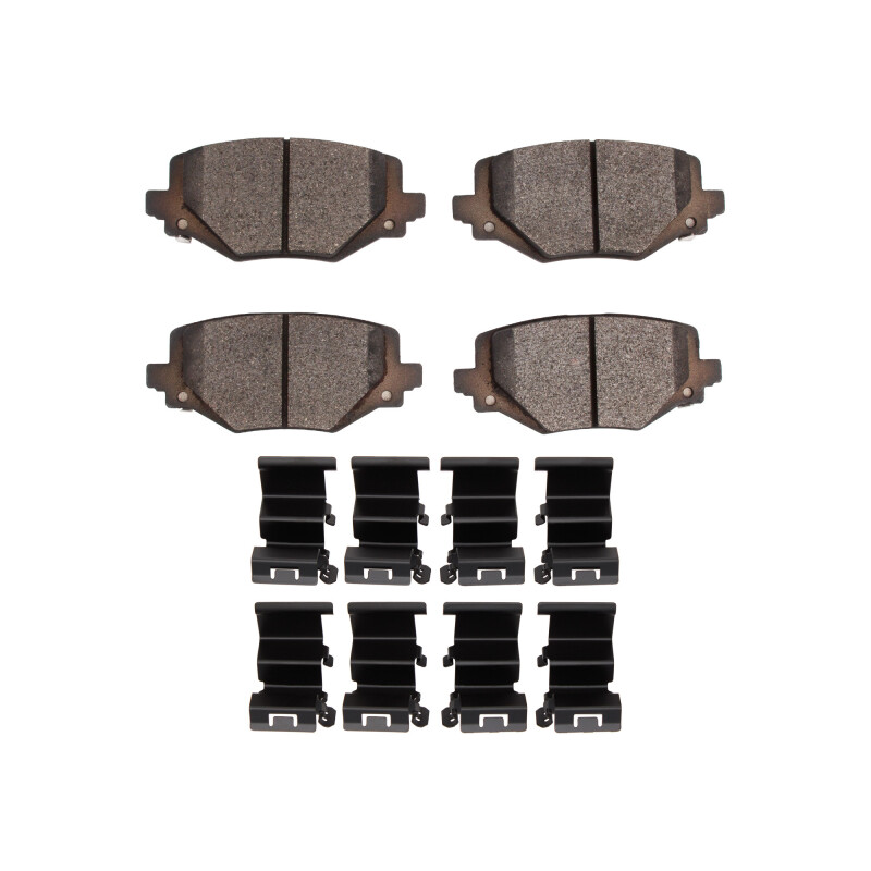 DFC 21-25 Dodge Durango Rear 5000 Advanced Semi Metallic Brake Pads and Hardware Kit