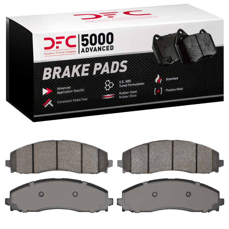 DFC 23-25 Ford F-250 2WD (Super Duty) Rear 5000 Advanced Semi Metallic Brake Pads