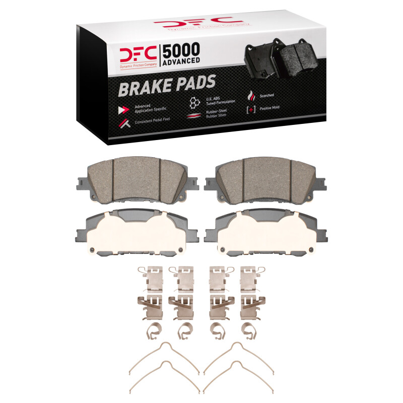 DFC 24-25 Mazda CX-90 Front 5000 Advanced Ceramic Brake Pads and Hardware Kit