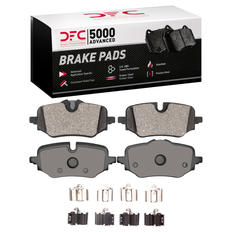 DFC 23-26 BMW 228I xDrive Gran Coupe Rear 5000 Advanced Low Metallic Brake Pads and Hardware Kit