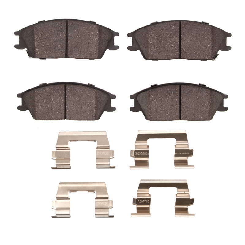 DFC 87-99 Hyundai Accent Front 5000 Advanced Semi Metallic Brake Pads and Hardware Kit
