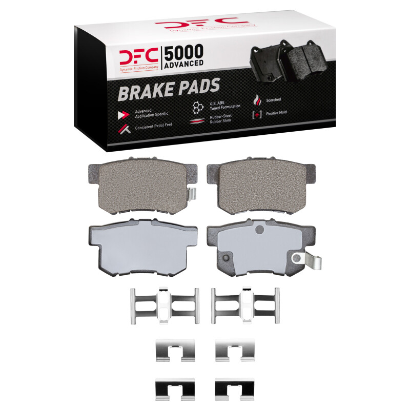 DFC 95-11 Acura RL Rear 5000 Advanced Ceramic Brake Pads and Hardware Kit