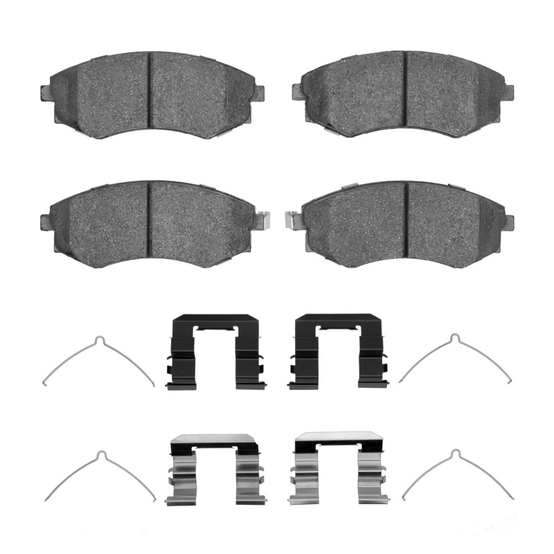 DFC 89-03 Hyundai Sonata Front 5000 Advanced Semi Metallic Brake Pads and Hardware Kit