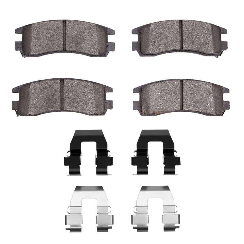 DFC 91-99 Buick Park Avenue Rear 5000 Advanced Semi Metallic Brake Pads and Hardware Kit