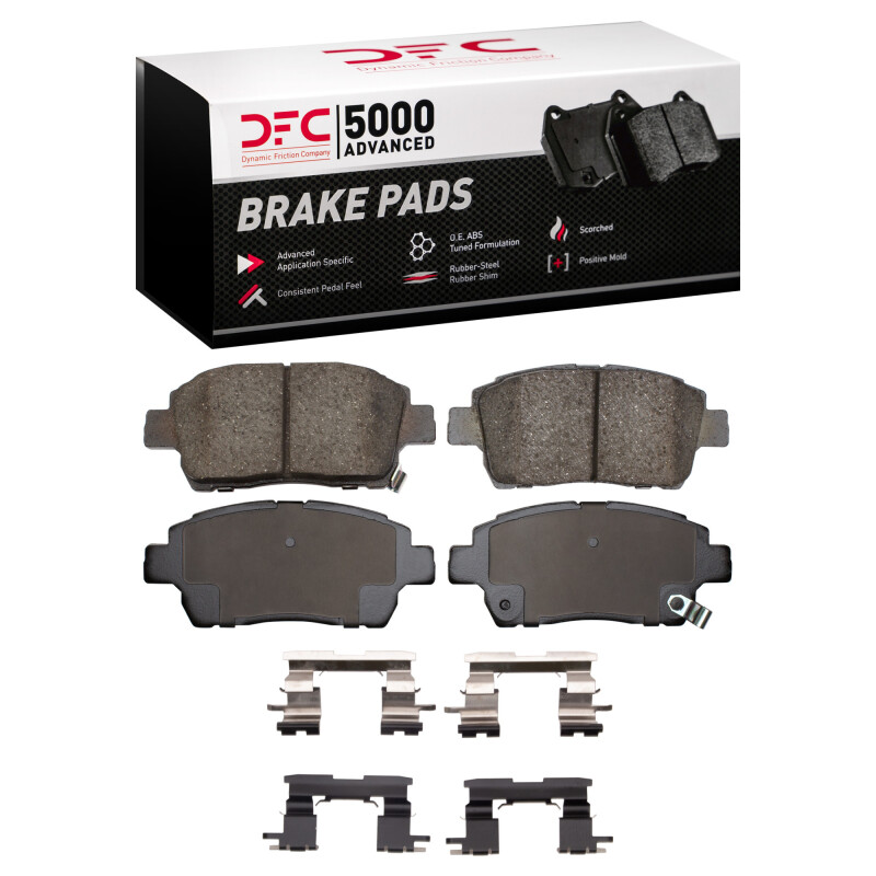 DFC 00-00 Toyota Celica Front 5000 Advanced Ceramic Brake Pads and Hardware Kit