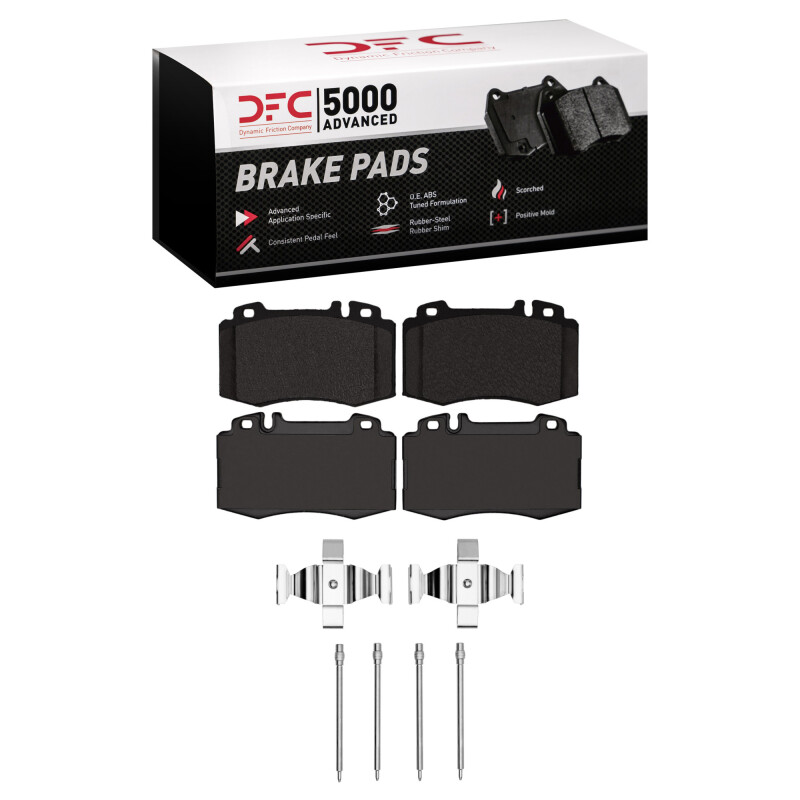 DFC 03-09 Mercedes-Benz C350 Front 5000 Advanced Ceramic Brake Pads and Hardware Kit